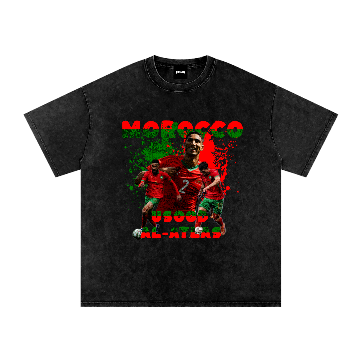 Morocco Snow Washed Oversized T-Shirt