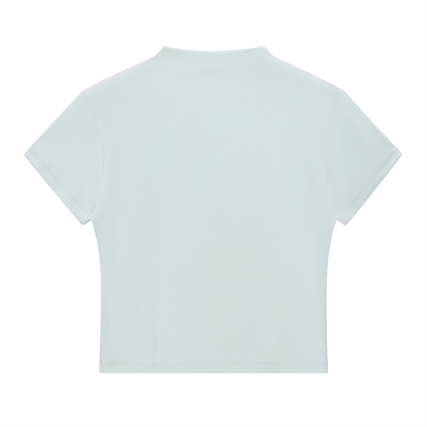 Yellow Flower Slim Fit Neck T-Shirt