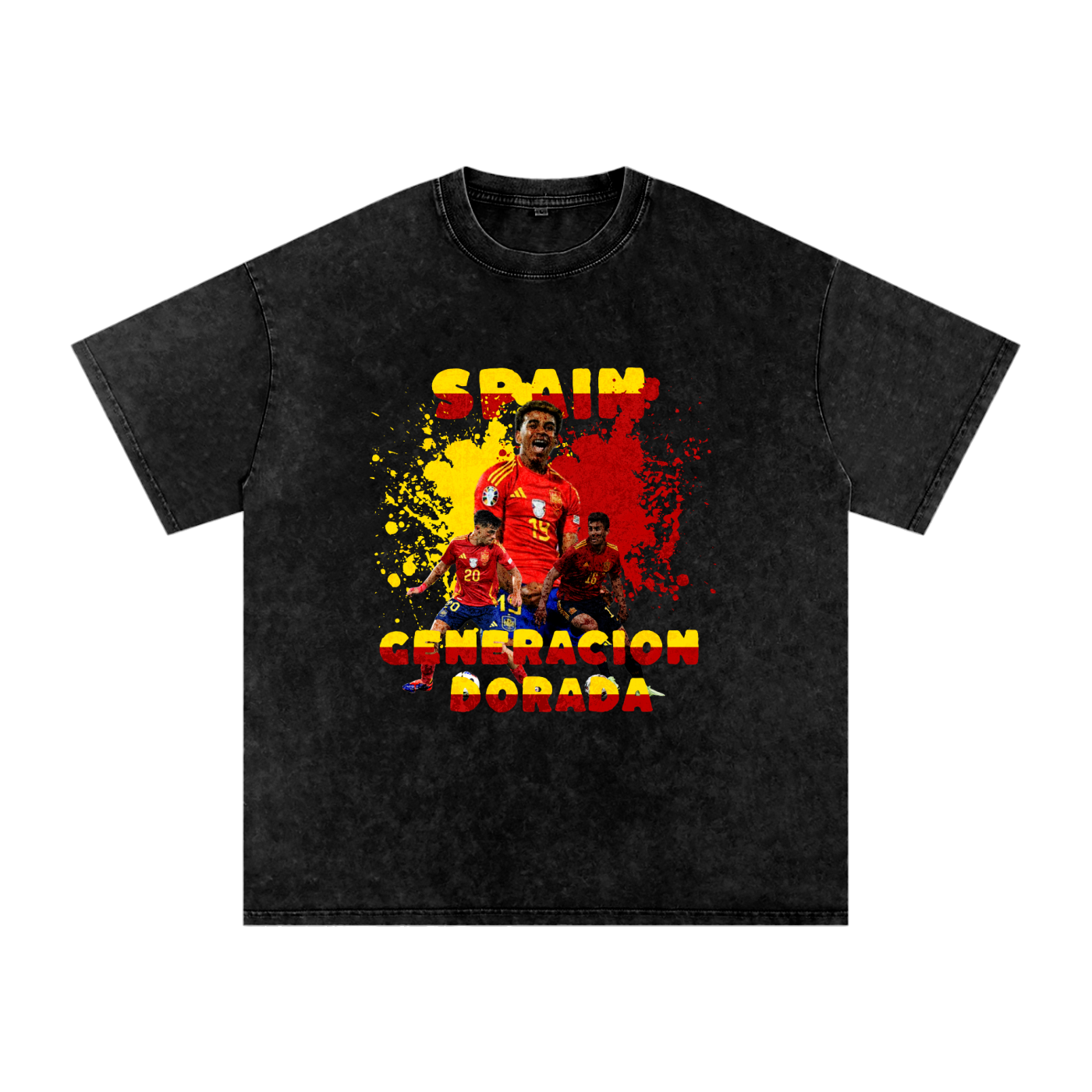 Spain Washed Oversized Cotton T-Shirt