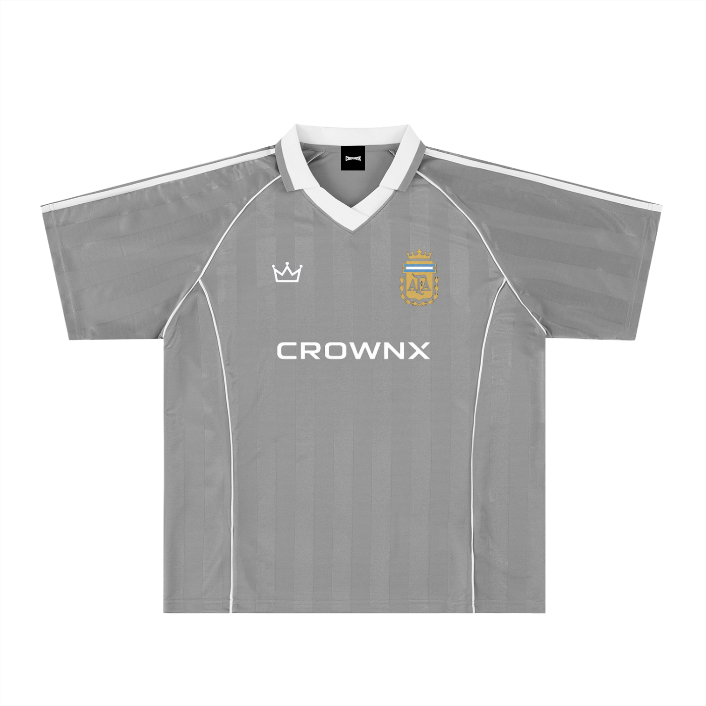 AFA Shadow Stripe Collared Soccer Jersey