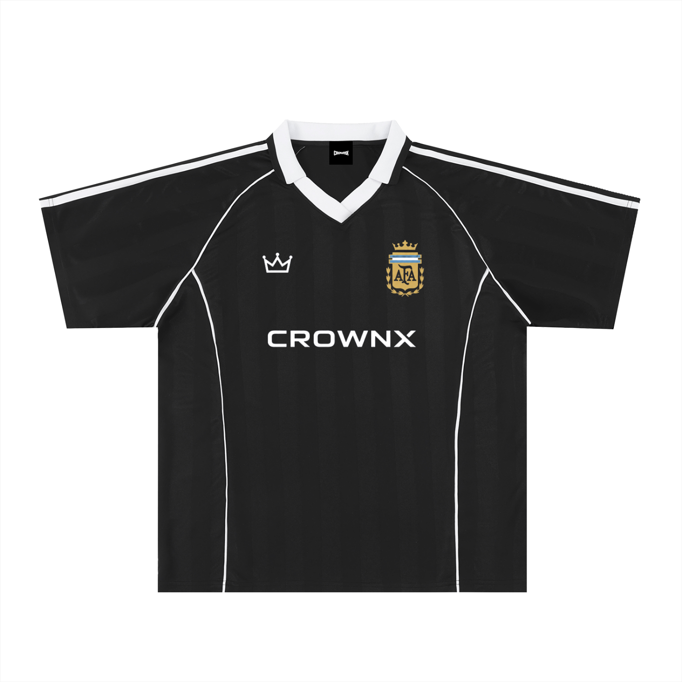 AFA Shadow Stripe Collared Soccer Jersey