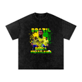 Brazil Washed Oversized Cotton T-Shirt