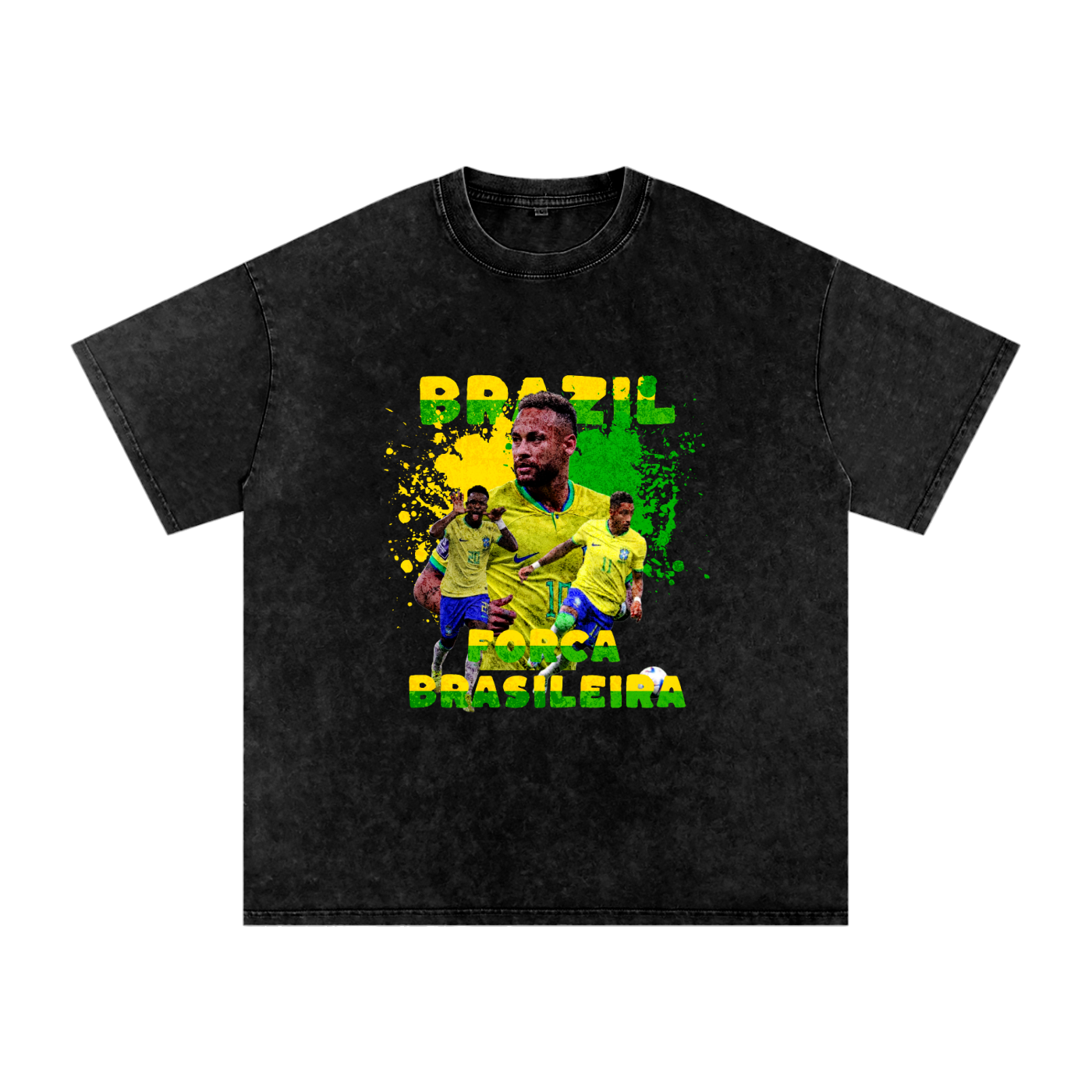 Brazil Washed Oversized Cotton T-Shirt
