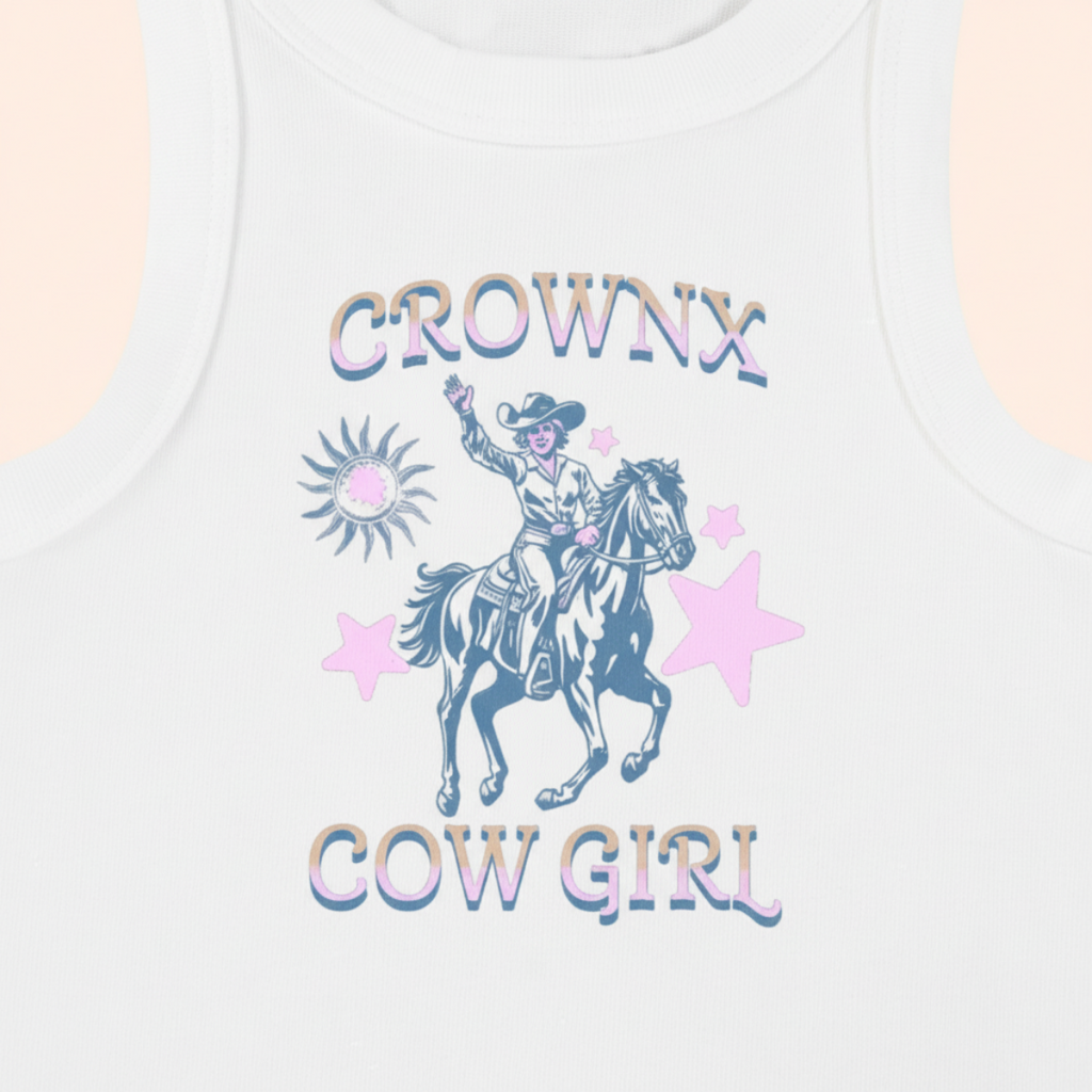 Cowgirl Snow Washed Tank Top
