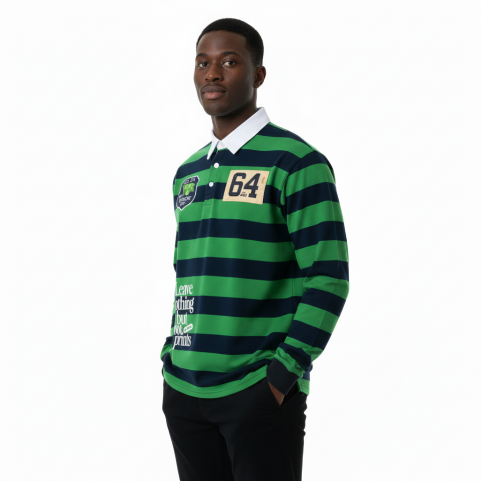 64 Stripe Polo Shirt