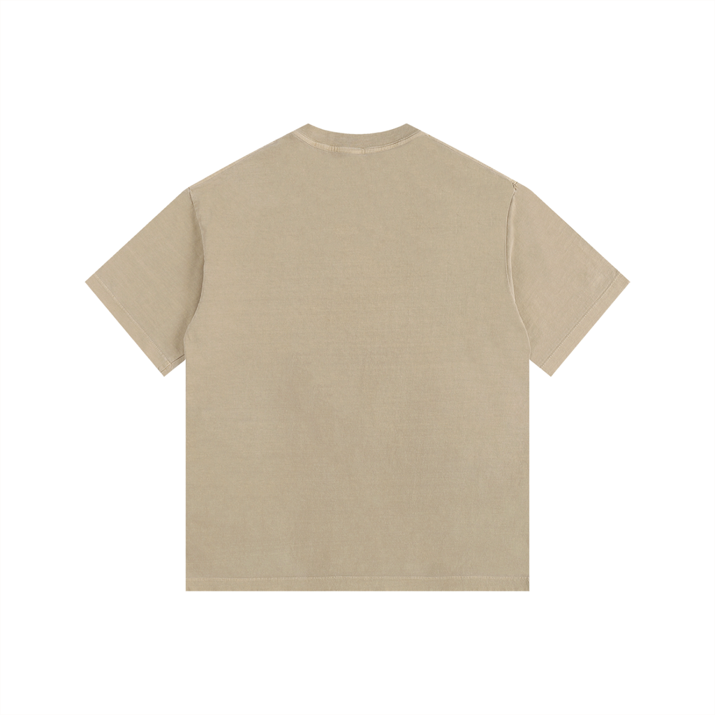 Crownx Art Vintage Washed Oversized T-Shirt