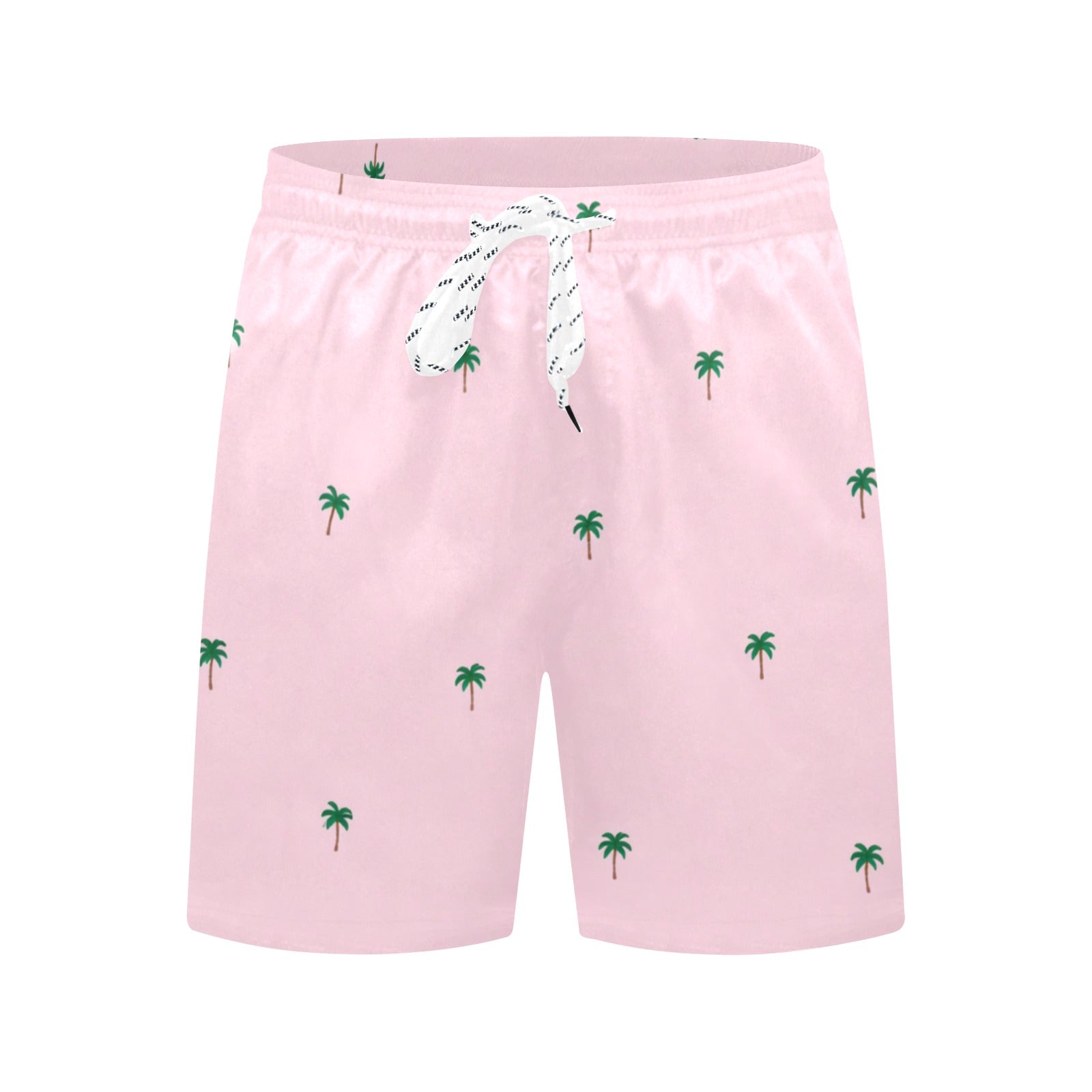 Tiny Palm Tree Pattern Swim Shorts