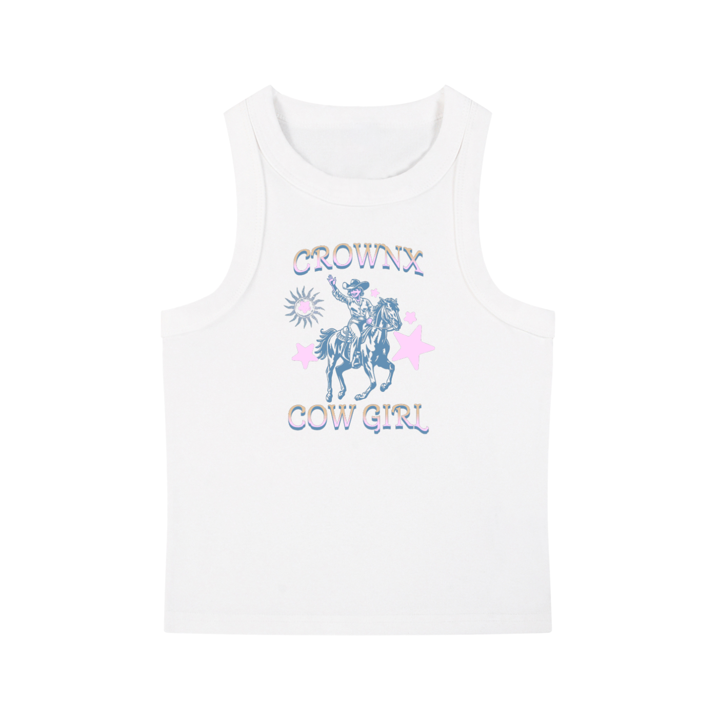 Cowgirl Snow Washed Tank Top