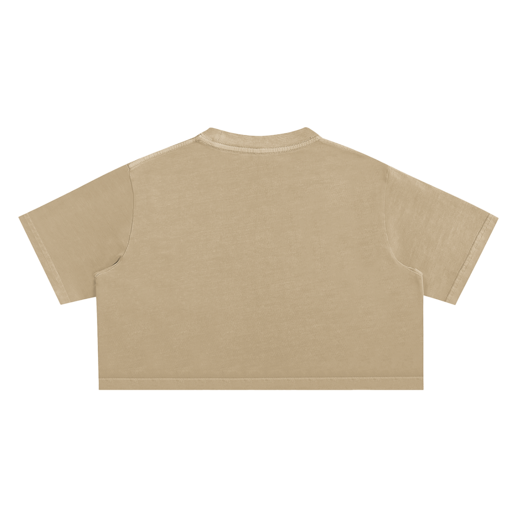 Snow Washed Crop Top
